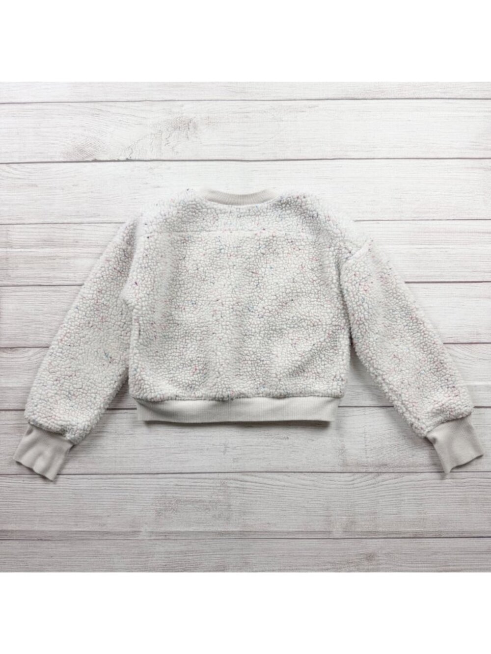 All In Motion Sherpa Pullover Crewneck Top MultiColor Textured Long Sleeve M 8 - Picture 3 of 3